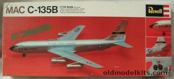 Revell 1/144 MAC C-135B Transport (707), H254-130 plastic model kit